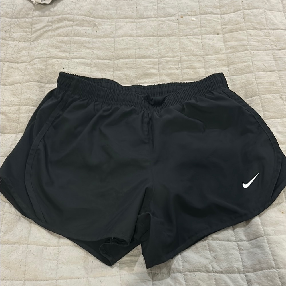 Nike Black Athletic Shorts with Moisture-Wicking Fabric